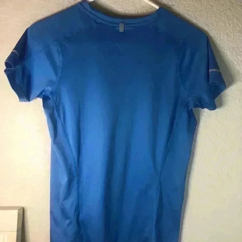 Nike Run blue Dri fit workout shirt sz S